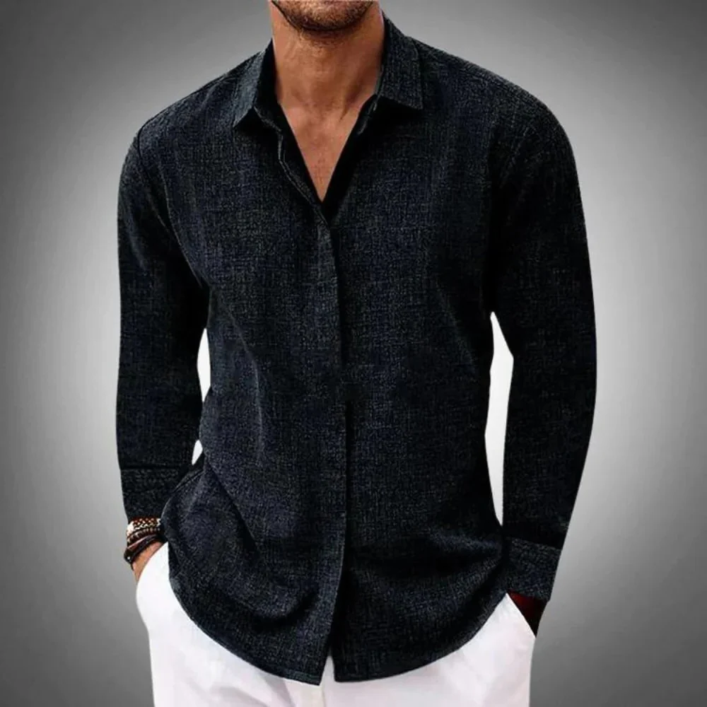 Men's Classic Long Sleeve Shirt - Image 7