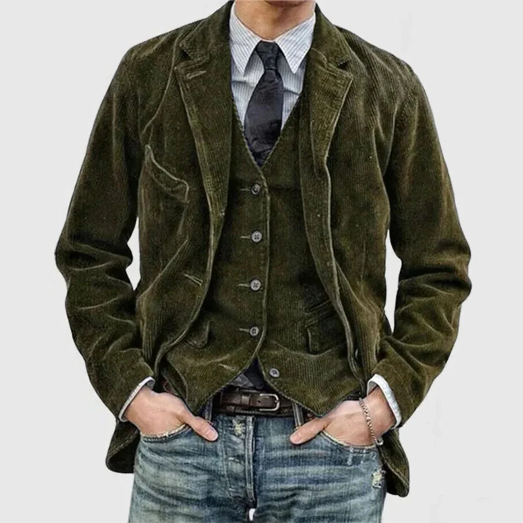 Men’s Corduroy Jacket – Casual Vintage Style - Image 2