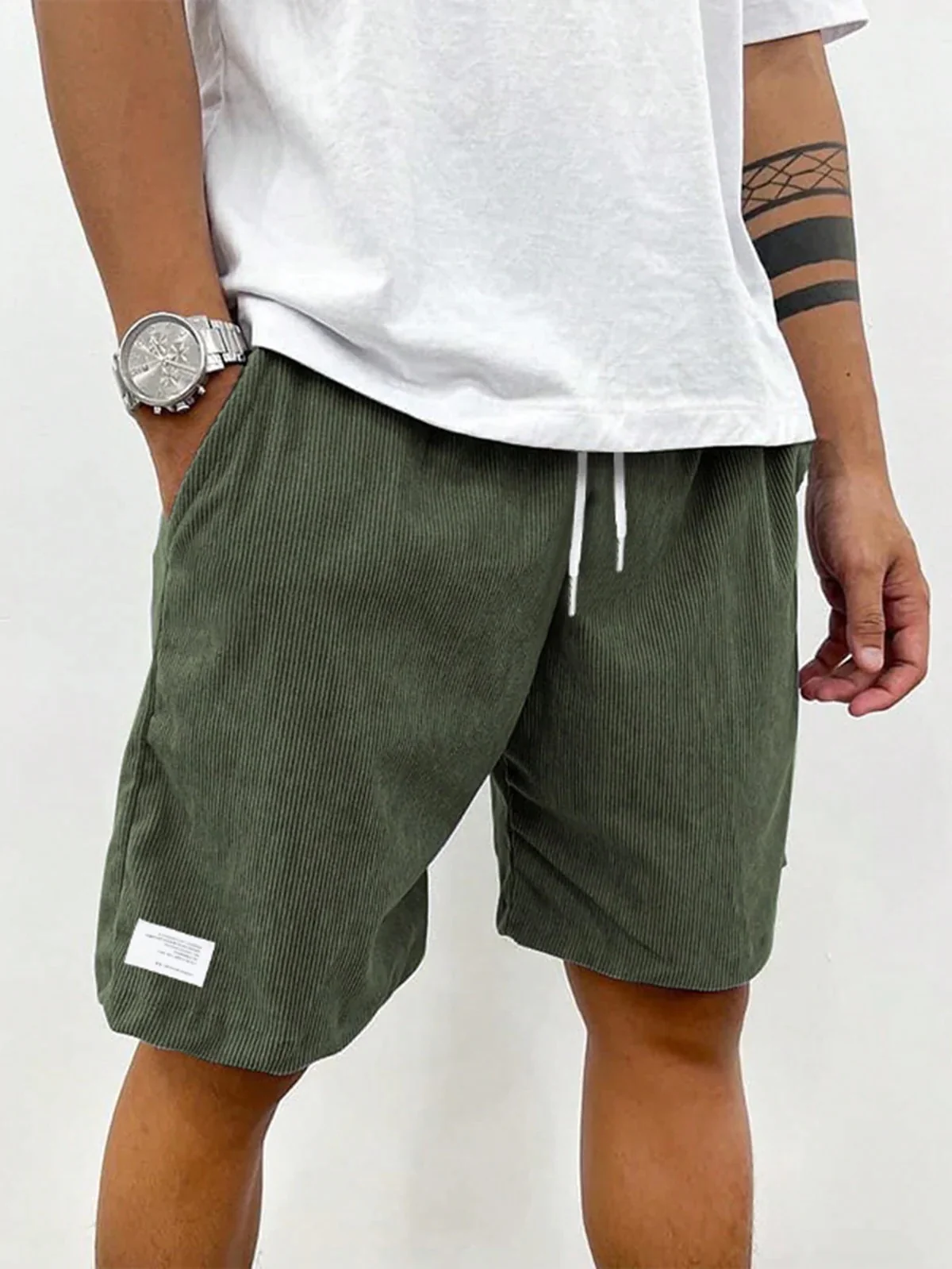 Men's Corduroy Leisure Shorts - Image 11