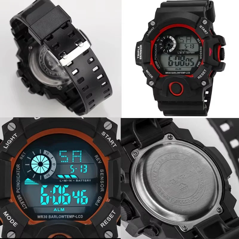 Men's Digital Sports Watch - Image 4