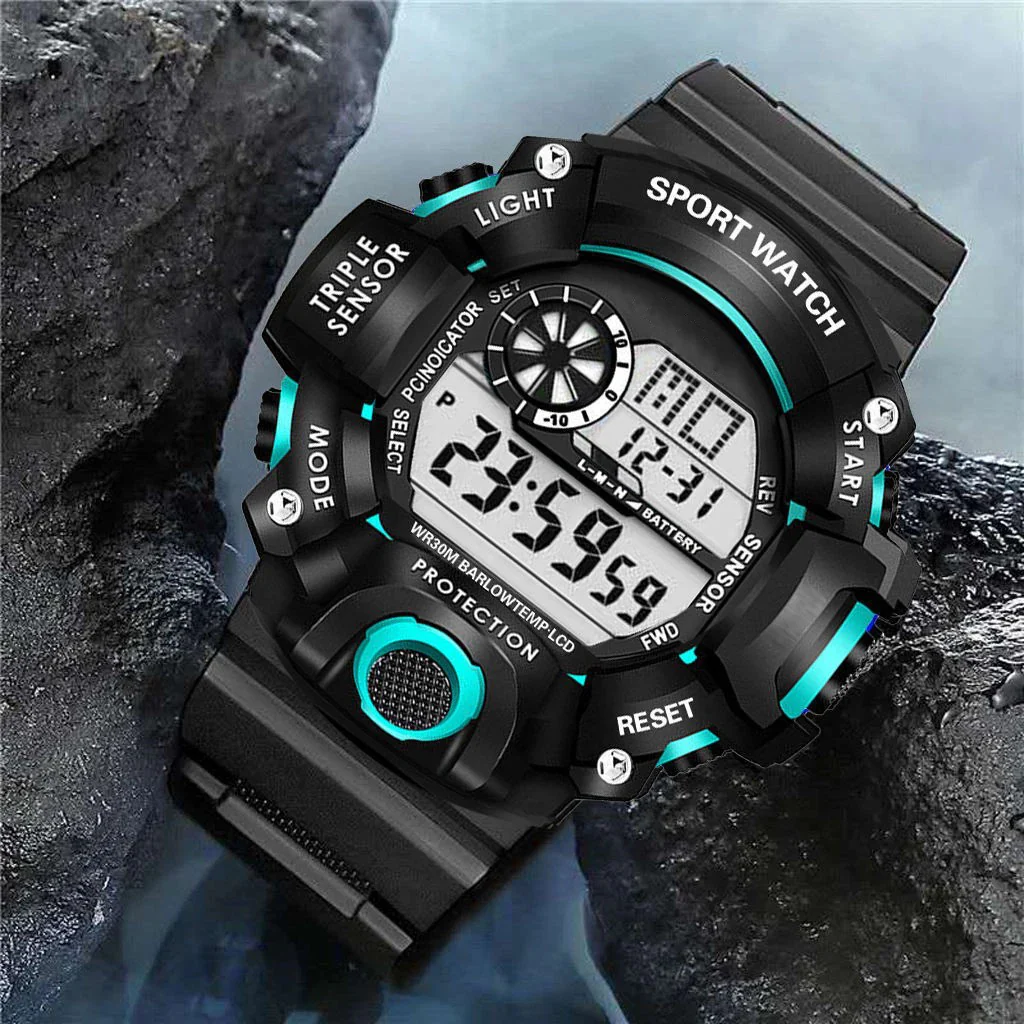 Men's Digital Sports Watch - Image 5