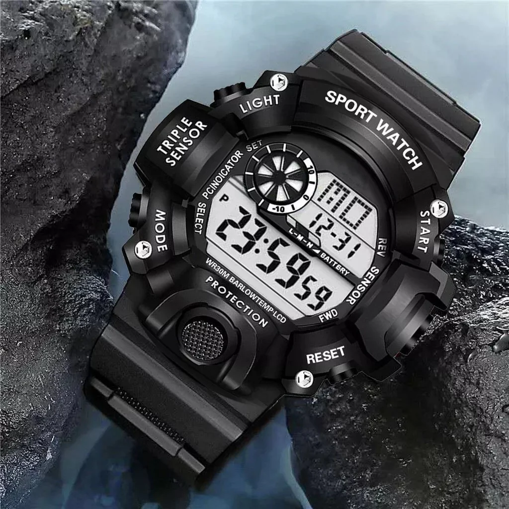 Men's Digital Sports Watch - Image 8