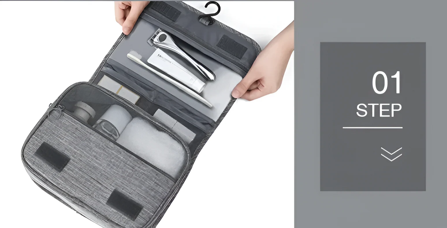 Men's Hanging Toiletry Bag - Image 7