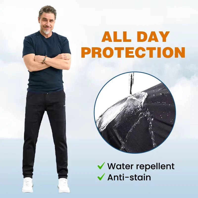 Men's High Stretch Cargo Pants with Pockets - Image 8