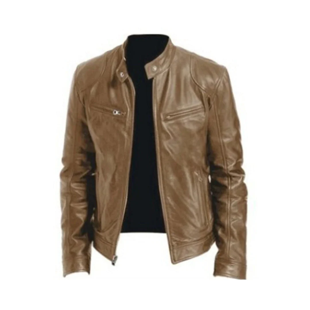 Men's leather jacket - Image 5