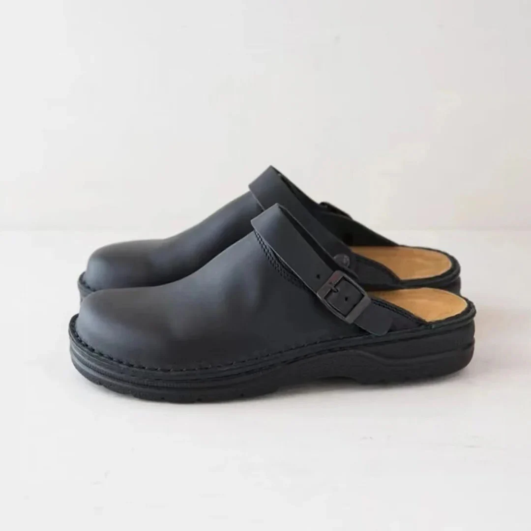 Men's Leather Slippers - Image 3