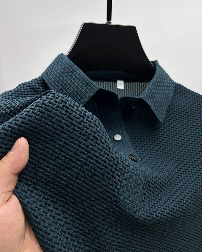 Men's Mesh Polo Shirt - Image 2