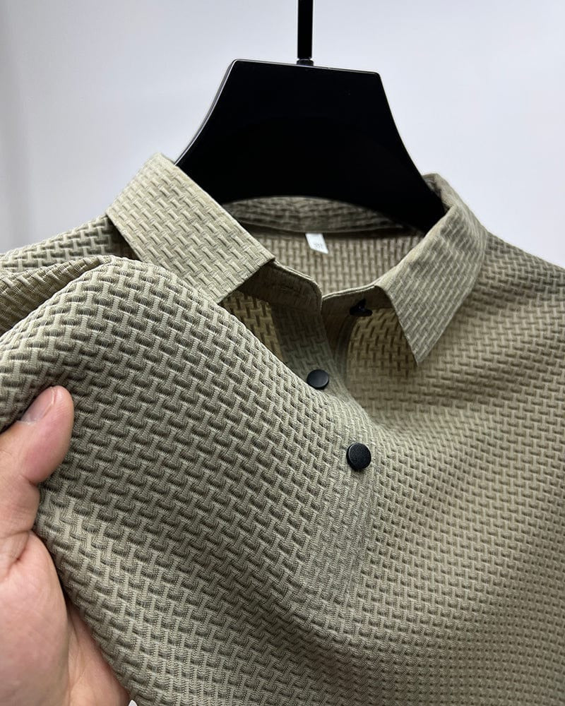 Men's Mesh Polo Shirt - Image 3