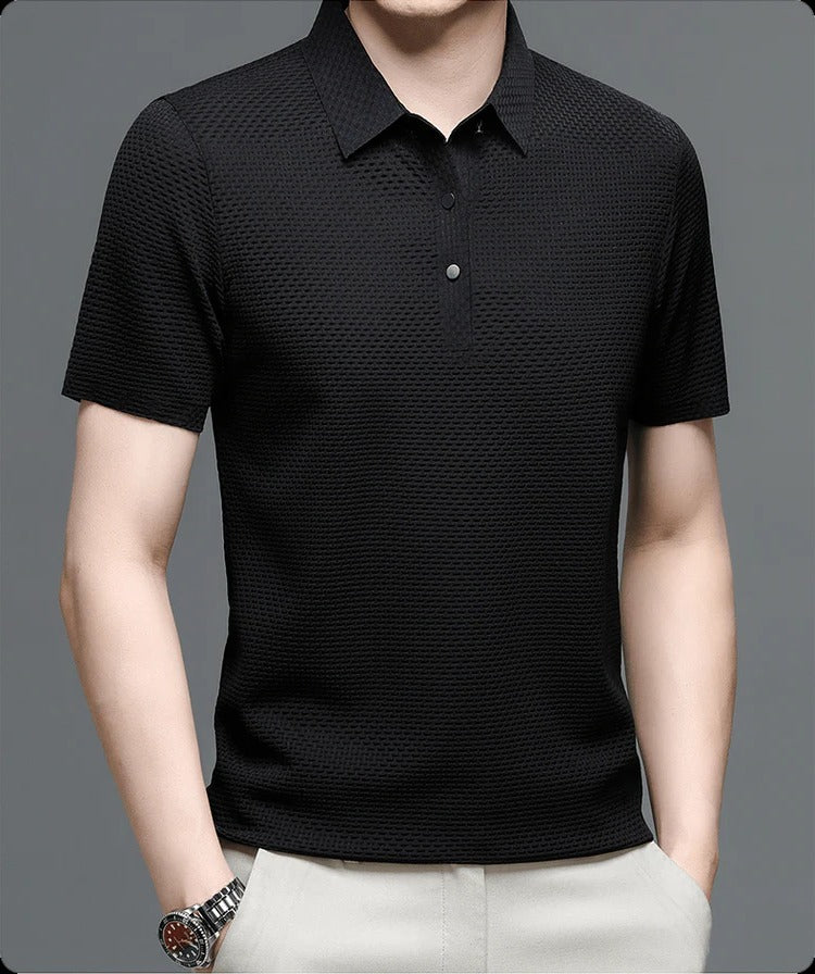 Men's Mesh Polo Shirt - Image 9