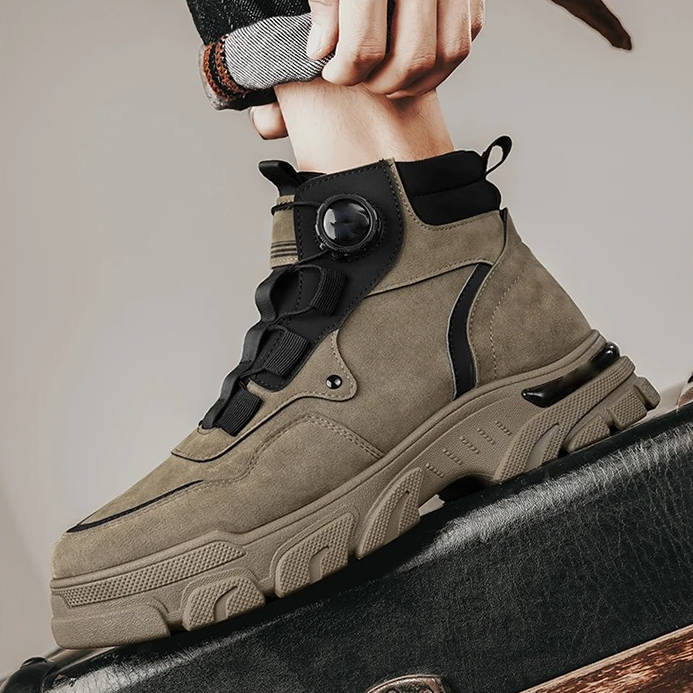 Mens Rugged Heavy Duty Boots Work Shoes - Image 10