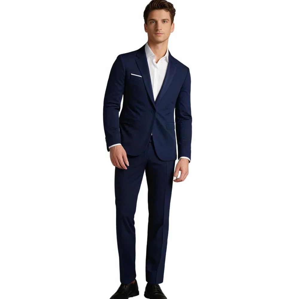 Men's Suit With Blazer and Trousers - Image 2