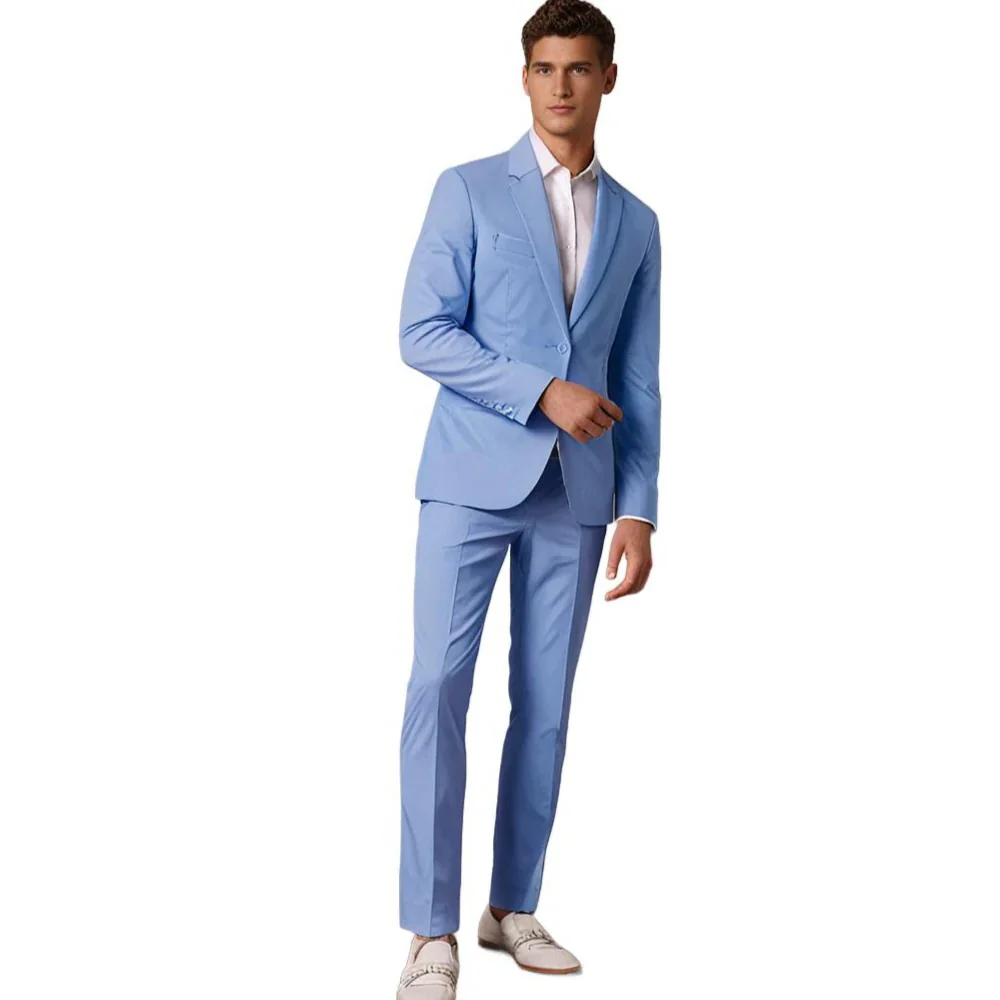 Men's Suit With Blazer and Trousers - Image 5
