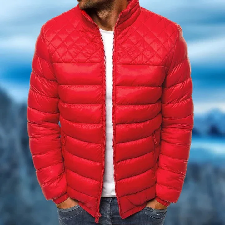Men's Waterproof and Windproof Quilted Jacket - Image 2