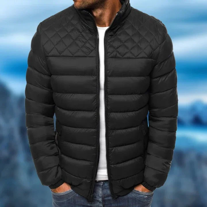 Men's Waterproof and Windproof Quilted Jacket - Image 3