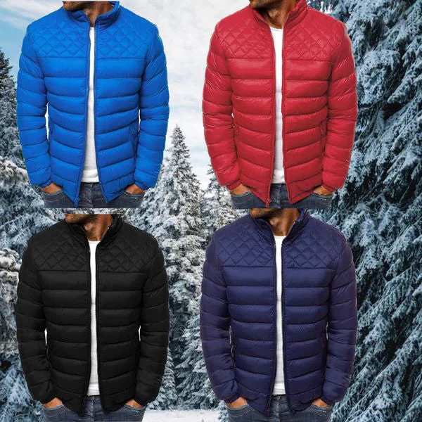 Men's Waterproof and Windproof Quilted Jacket - Image 5