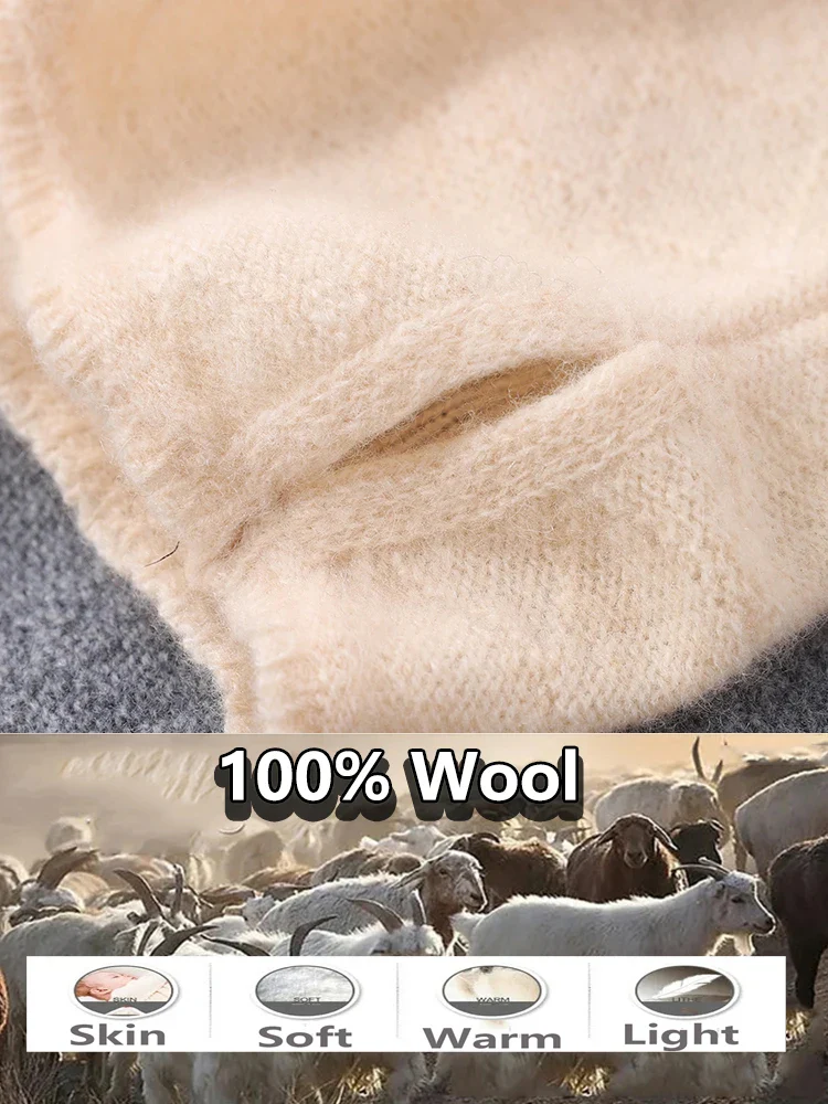 Merino Wool Face Mask and Winter Scarf - Image 6