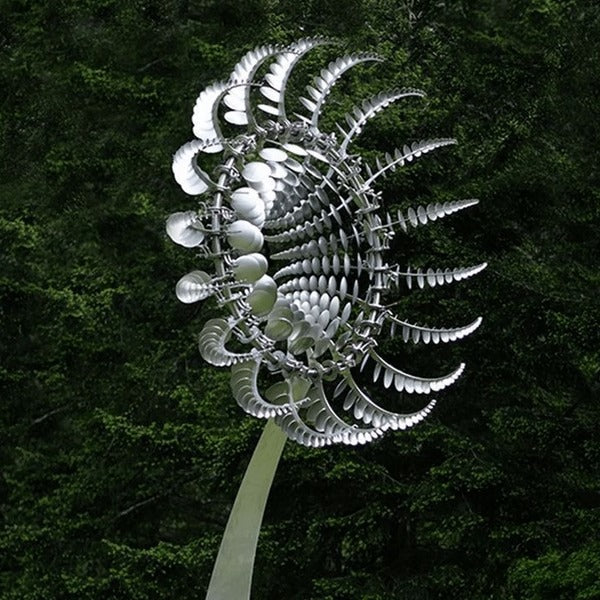Metal Garden Windmill - Dual Motion Decorative Wind Spinner for Unique Garden Decor & Perfect Gift - Image 4