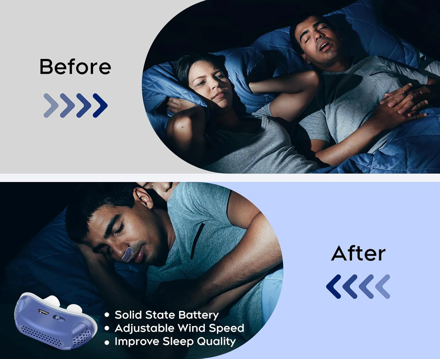 Micro CPAP Sleep Apnea Machine For Travel & Anti Snoring - CPAP Alternative - Image 8