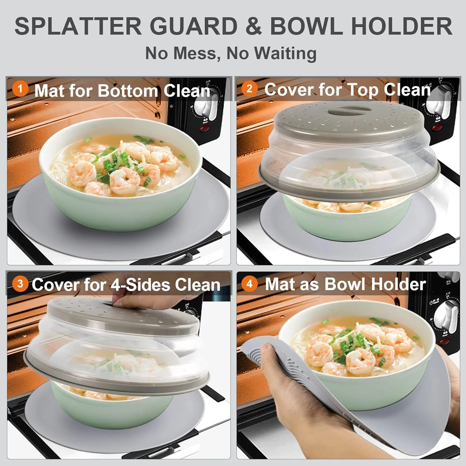 Microwave Place Mat & Food Cover - Image 2