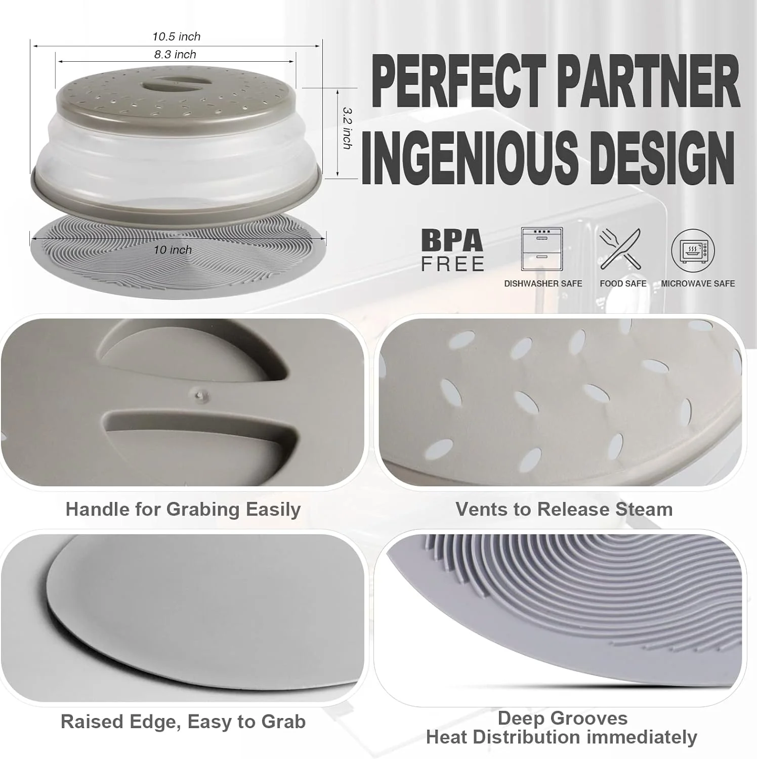 Microwave Place Mat & Food Cover - Image 5