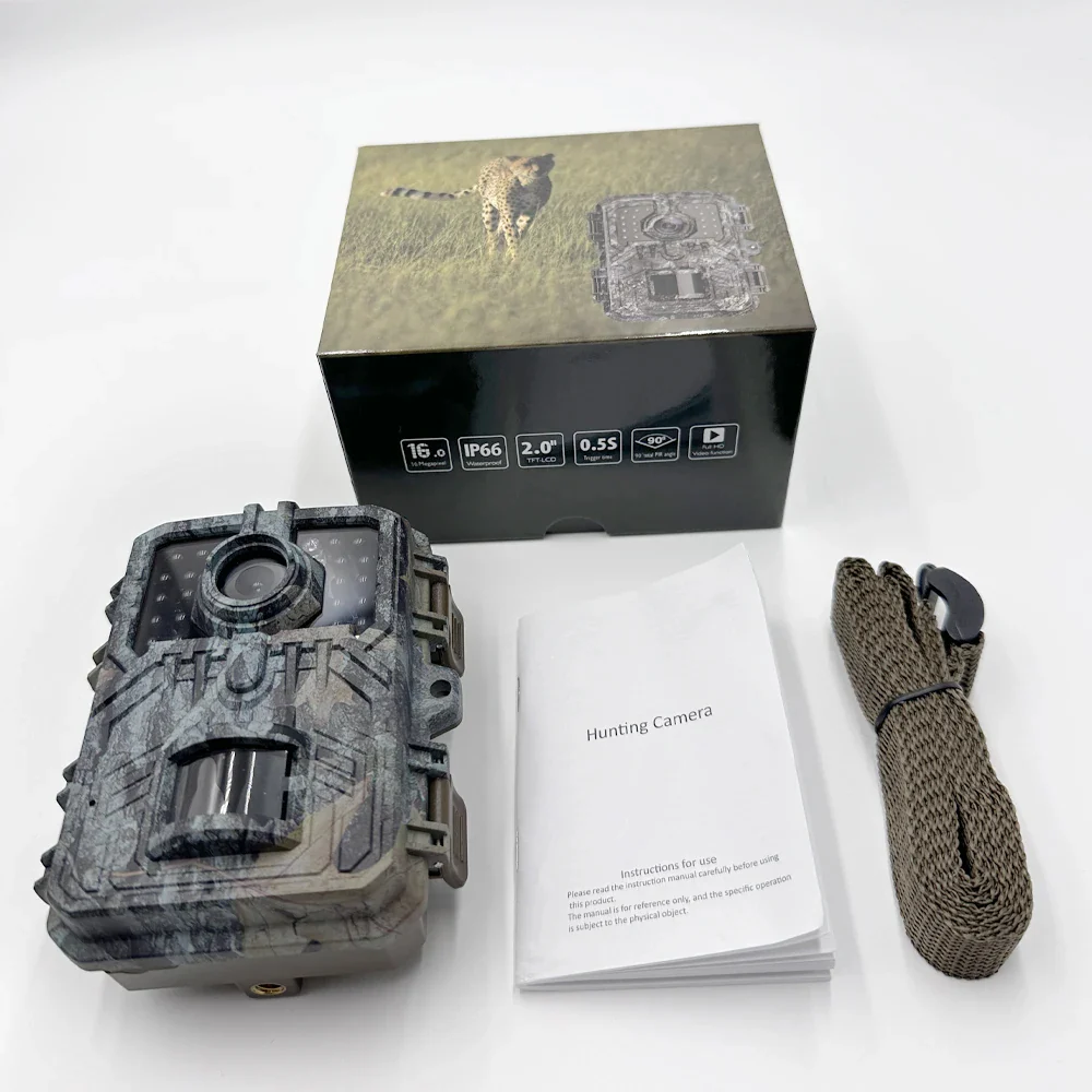 Mini 16MP Night Vision Trail Camera with PIR Motion Tracking - Image 2