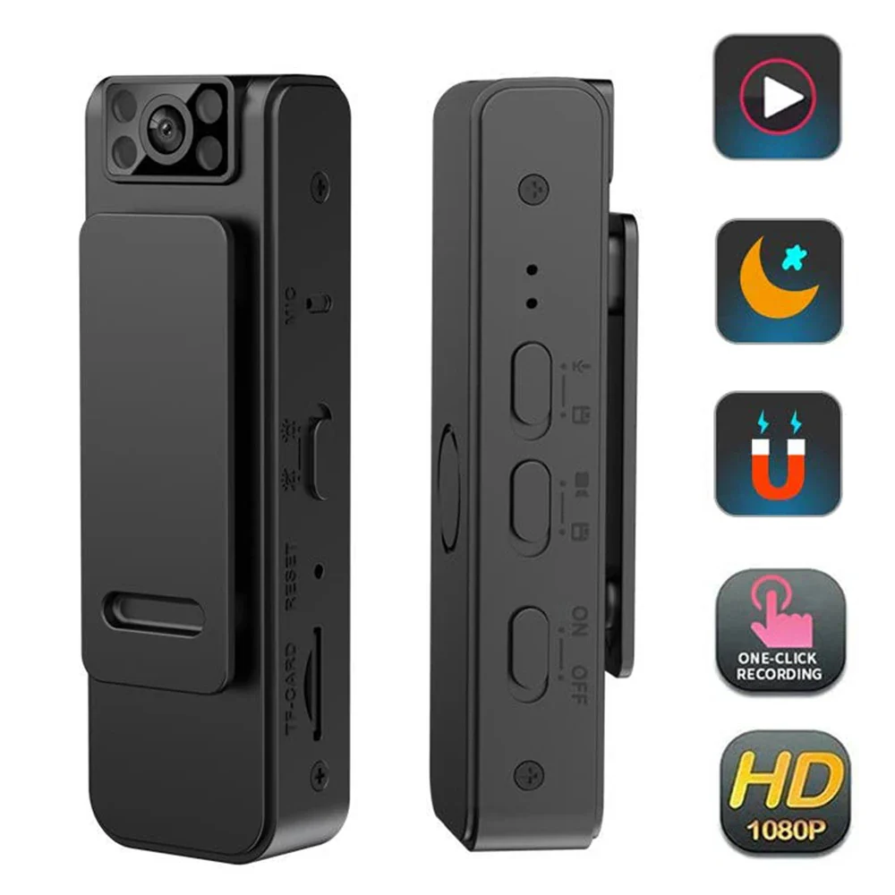 Mini Body Camera Video Recorder (No TF Card) - Image 2