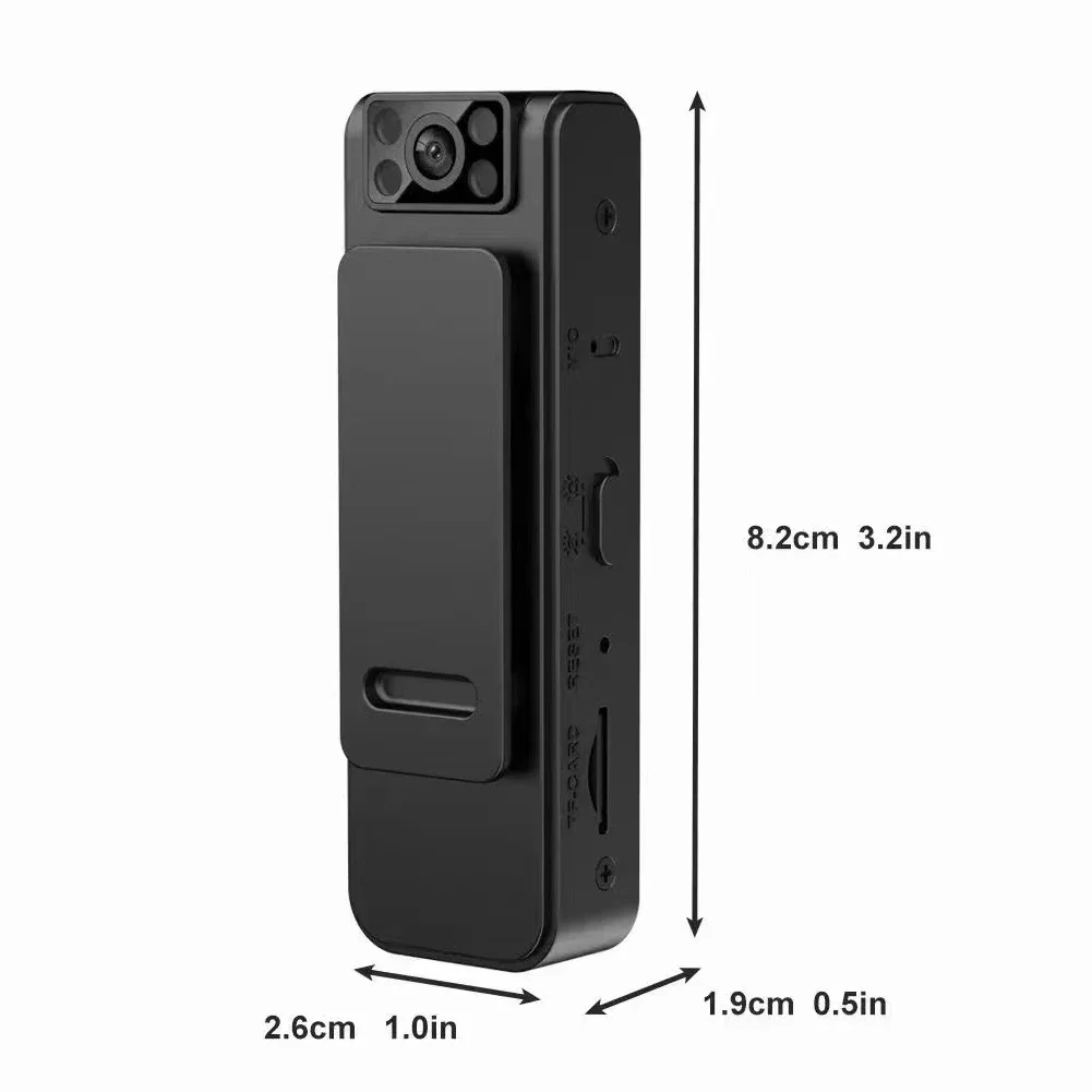 Mini Body Camera Video Recorder (No TF Card) - Image 3