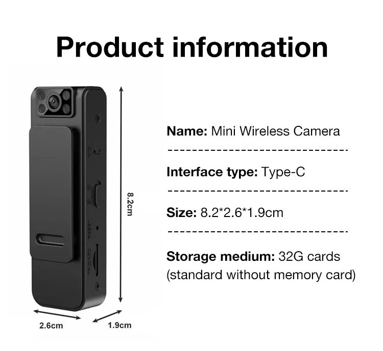 Mini Body Worn Camera With Audio - Image 10