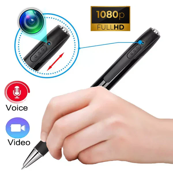 Mini Camera Pen Pocket Digital Voice Video Recorder for Business Conference 1080P Wearable Body Micro Cam Security Cameras - Image 3