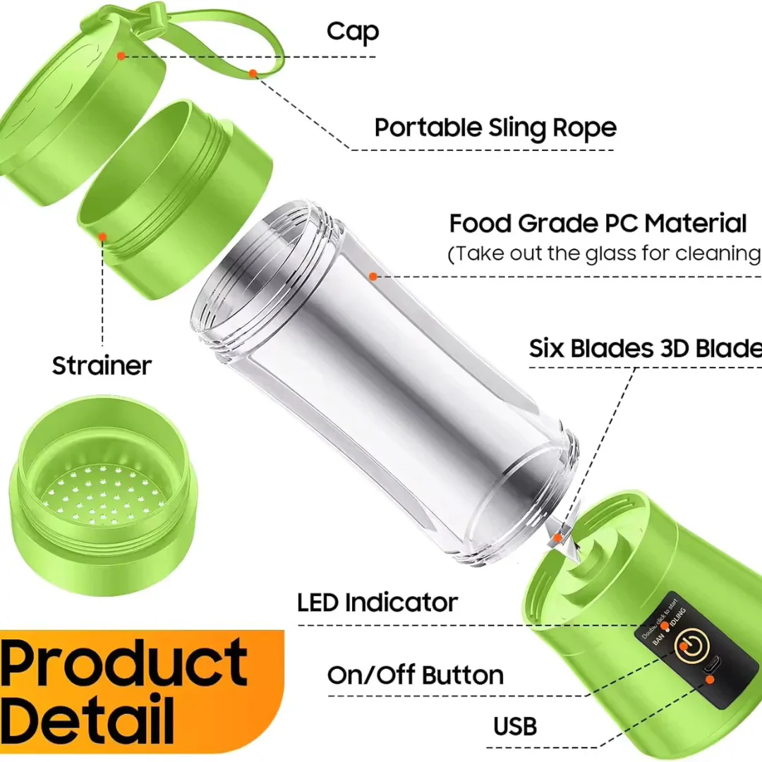 Mini Electric Portable Juicer Blender - Image 6