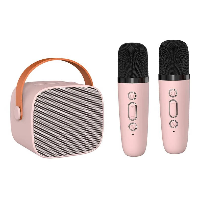 Mini Karaoke Machine with 2 Wireless Microphones - Image 9