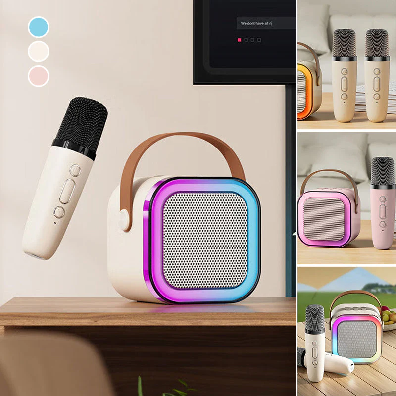 Mini Karaoke Machine With Wireless Microphone - Image 12