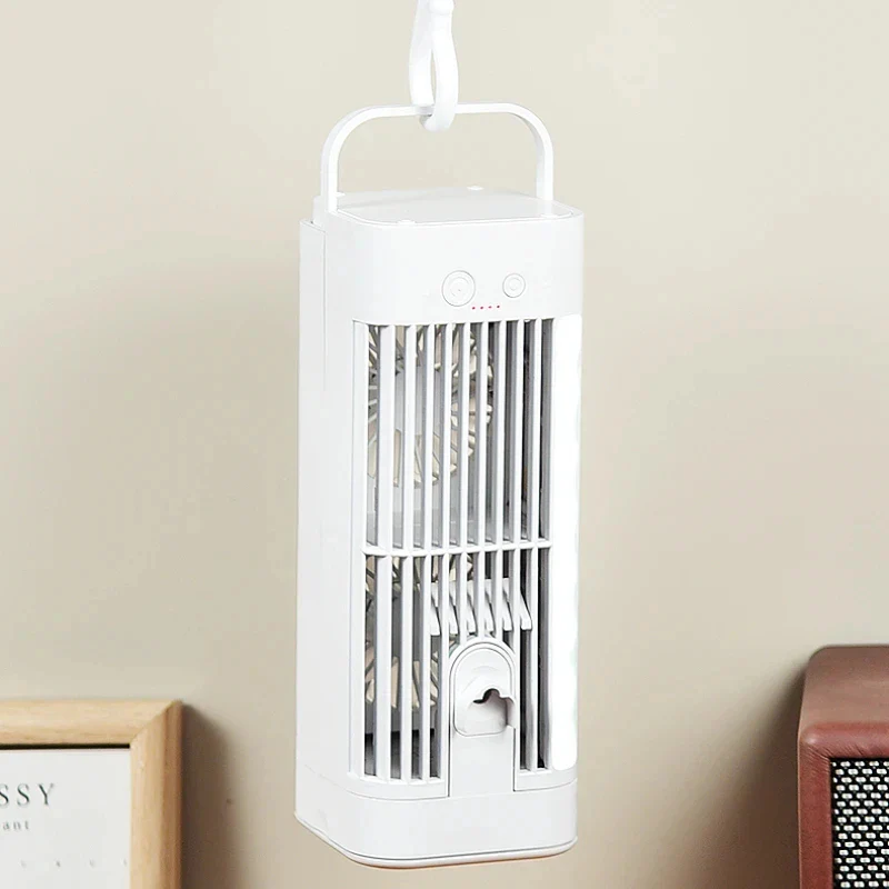 Mini Portable Air Conditioner Desk Fan with Spray Cooling - Image 2