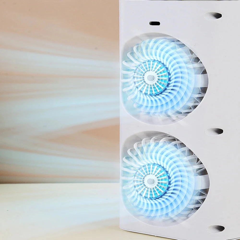 Mini Portable Air Conditioner Desk Fan with Spray Cooling - Image 3