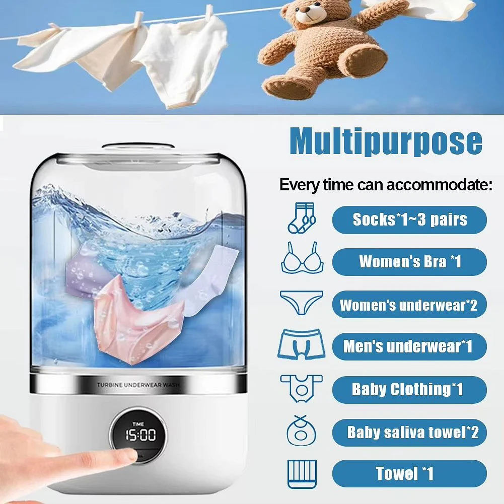 Mini Rechargeable Washing Machine - Image 3