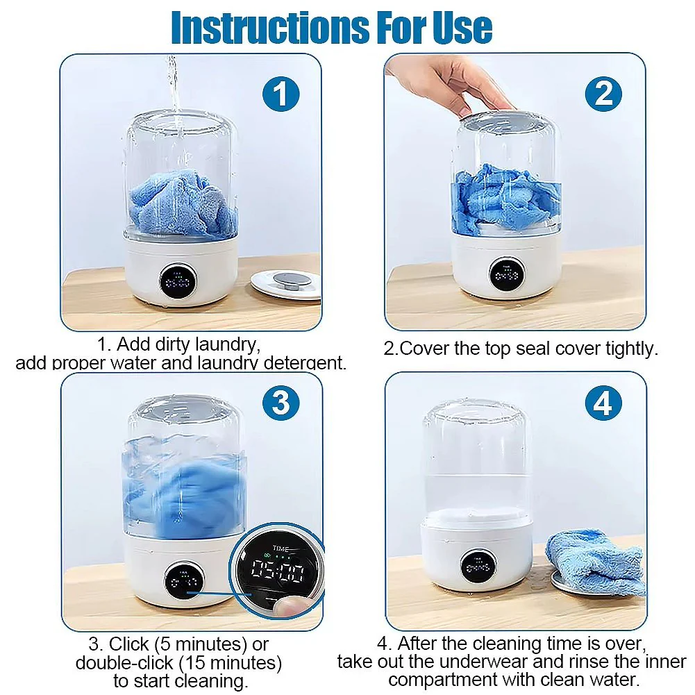 Mini Rechargeable Washing Machine - Image 8