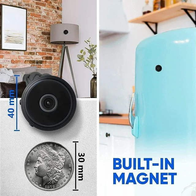 Mini Wireless Magnetic Camera with Audio and Video Live Feed - Image 7
