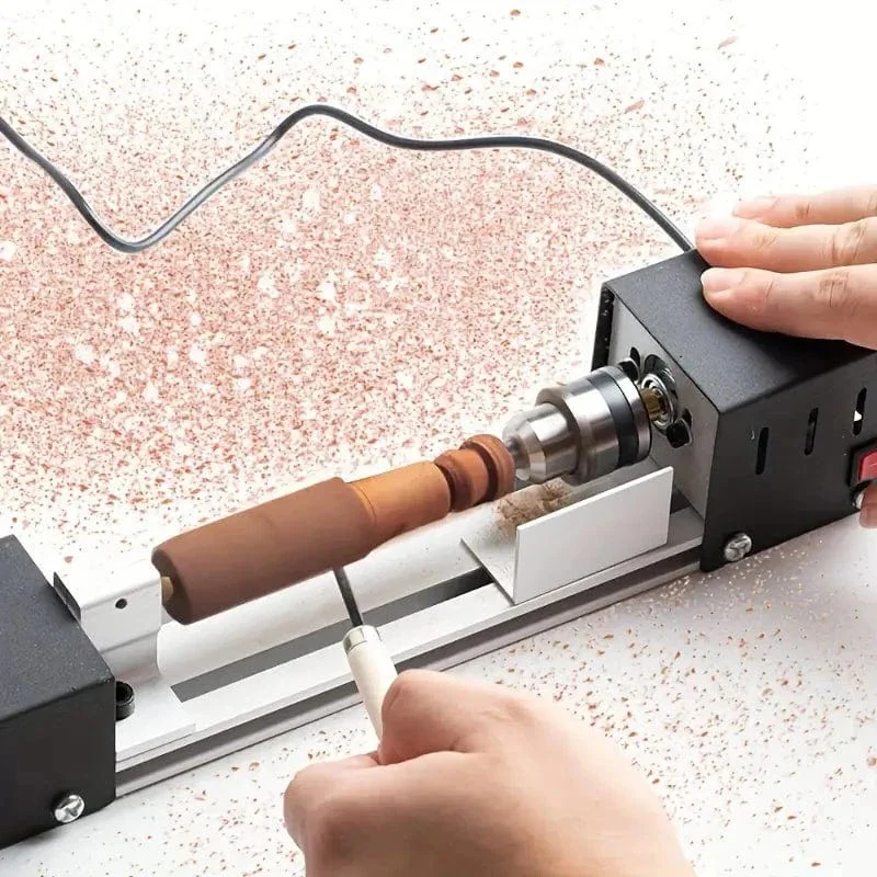 Mini Wood Lathe Machine - Image 3