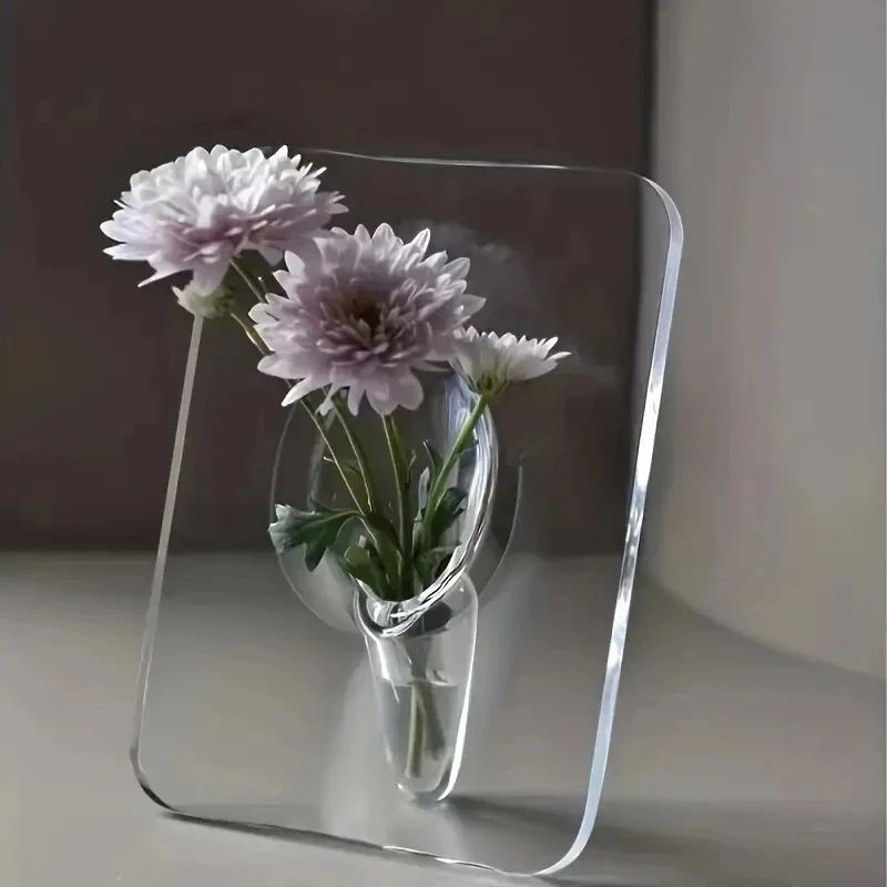Modern Decorative Acrylic Picture Frame Flower Vase - Image 3