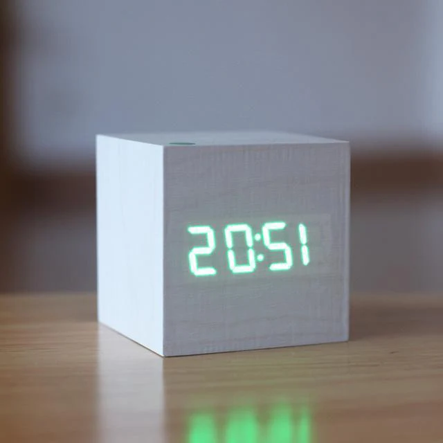 Modern Digital Wood Clock - Image 10