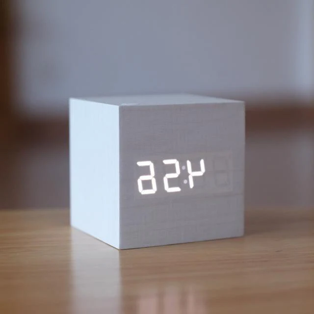 Modern Digital Wood Clock - Image 12