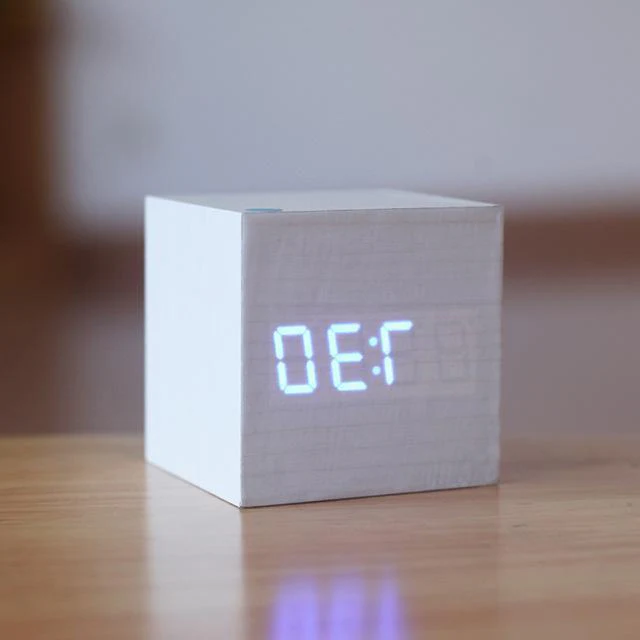 Modern Digital Wood Clock - Image 9