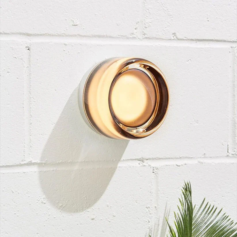 Modern Dimple Glass LED Wall Sconce - Image 2