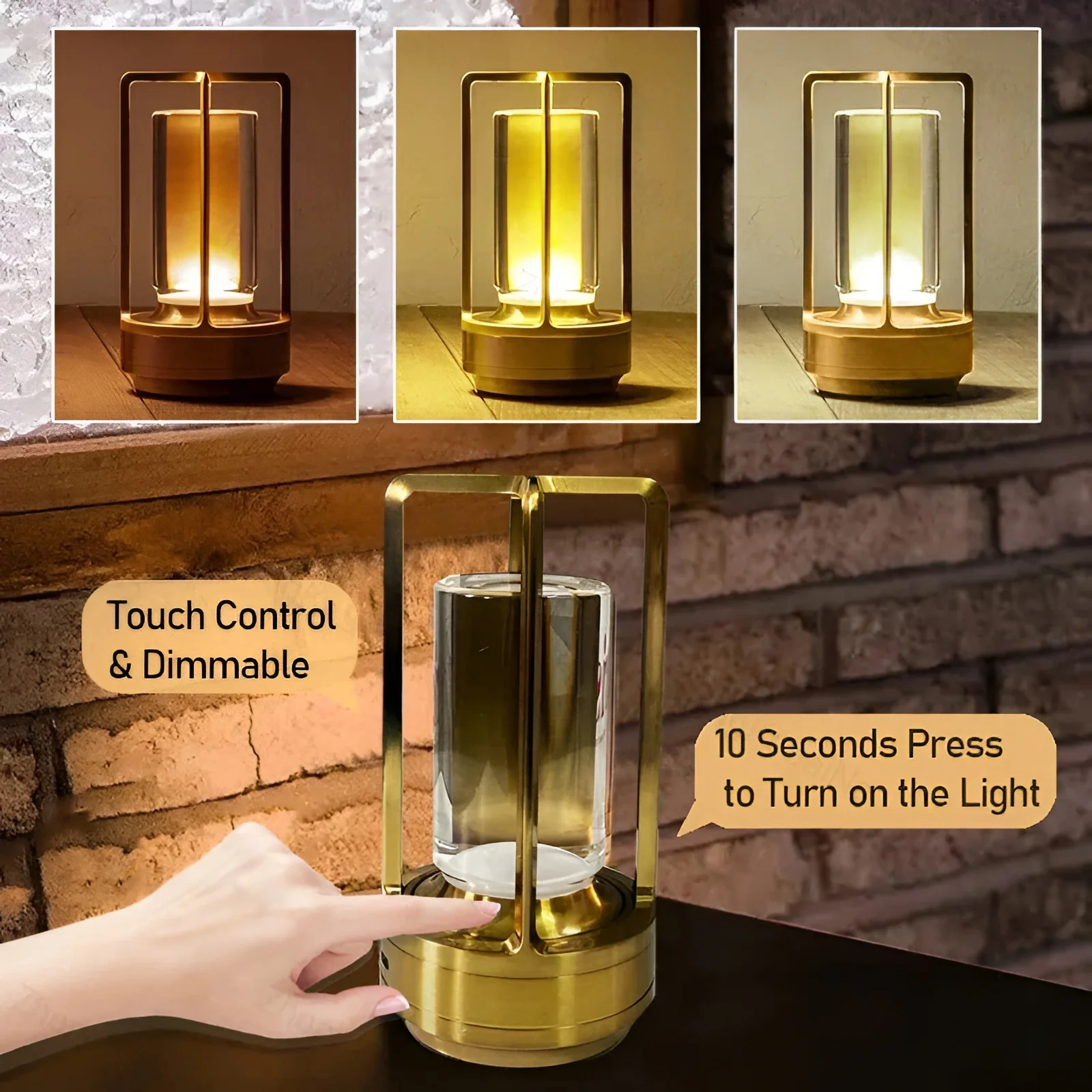 Modern Wireless Nordic Table And Nightstand Lamp With Touch Control - Image 3