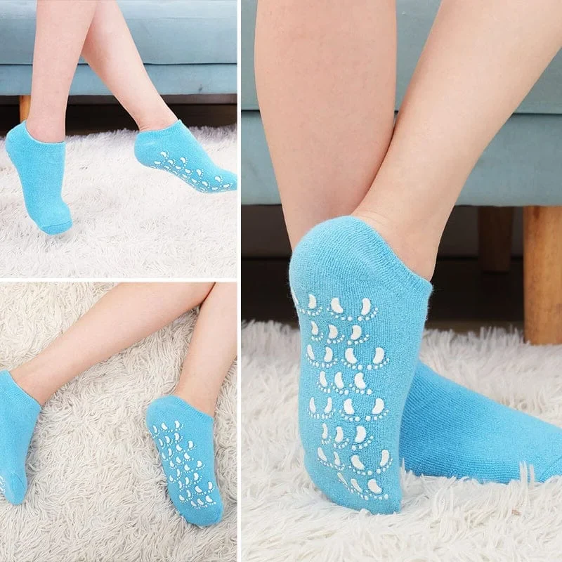 Moisturizing Socks with Spa Gel Lining - Image 15