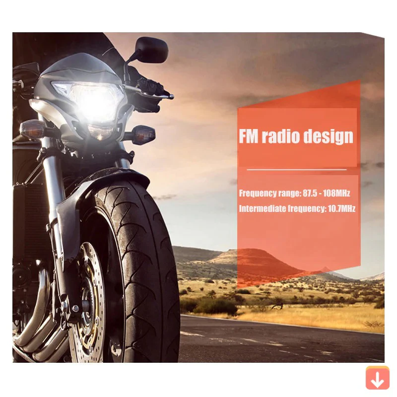 Motorcycle Bluetooth Speaker with FM Radio - Image 6