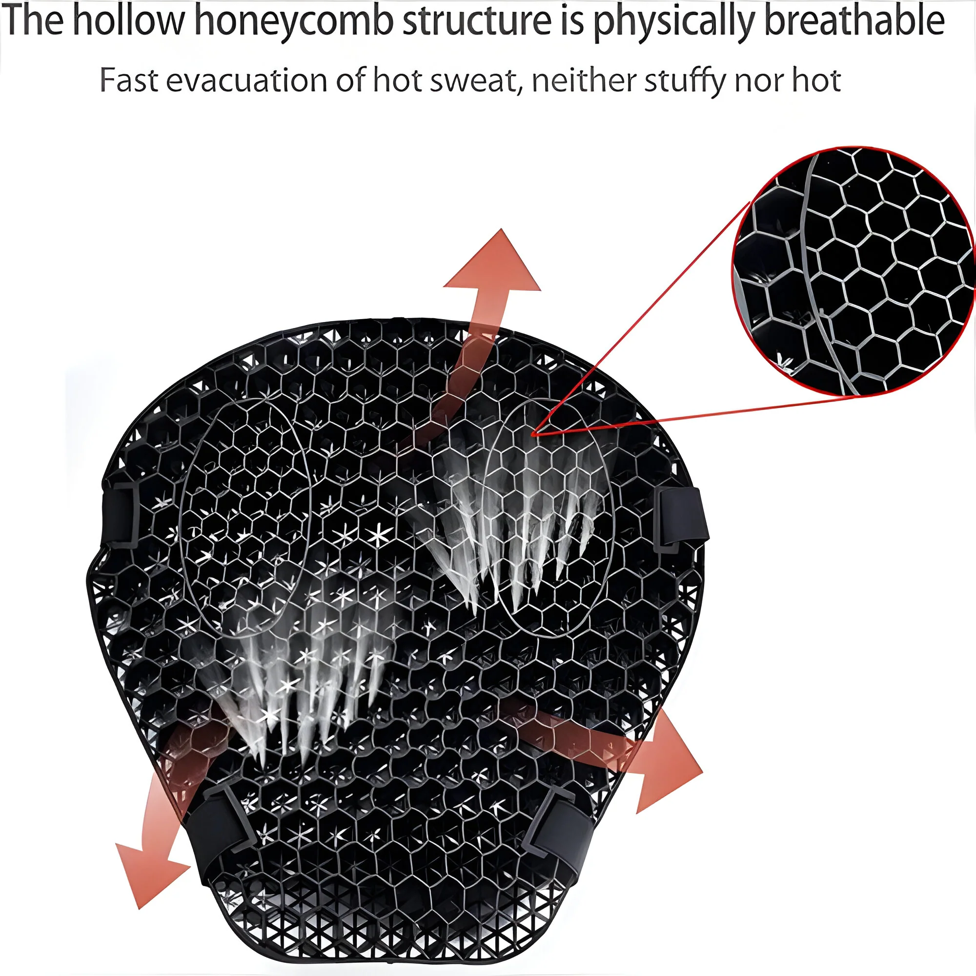 Motorcycle Gel Seat Pad for Long Distance Rides - Image 6