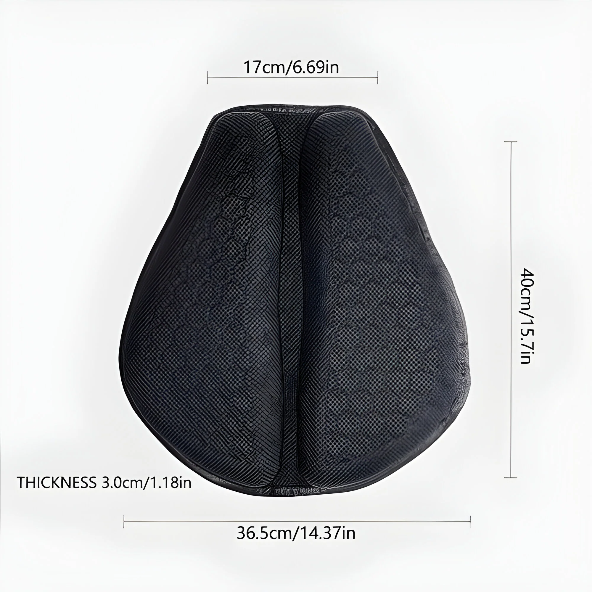 Motorcycle Gel Seat Pad for Long Distance Rides - Image 7