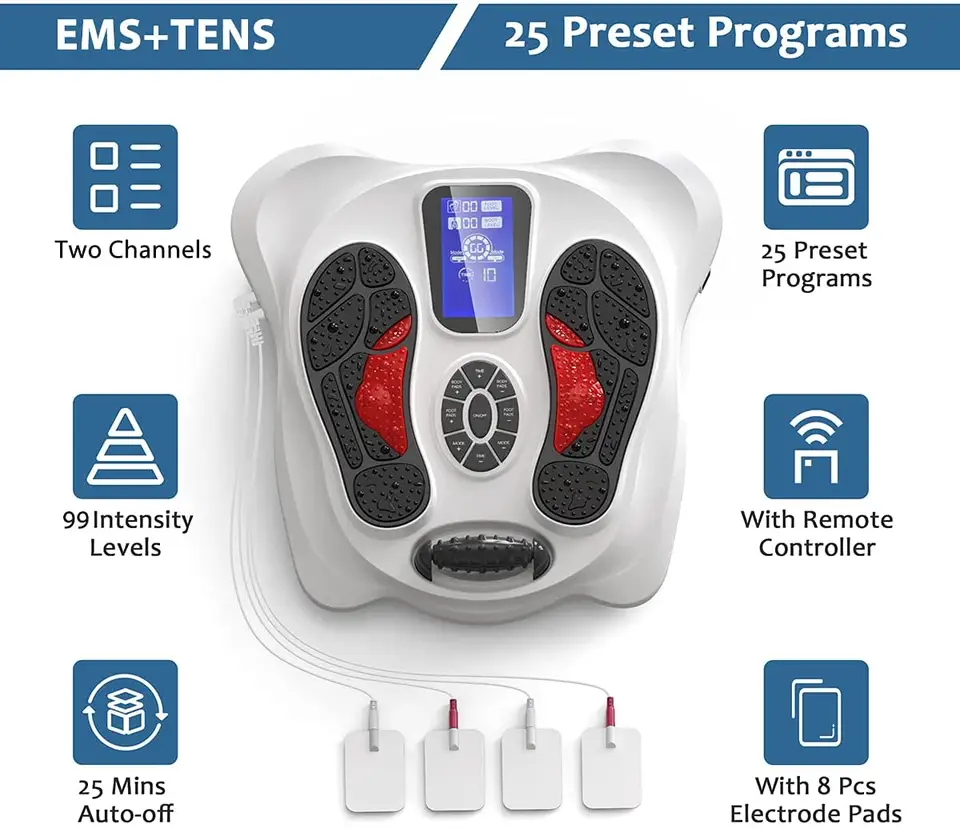 Multi-functional TENS & EMS Infrared Foot Massager - Image 3