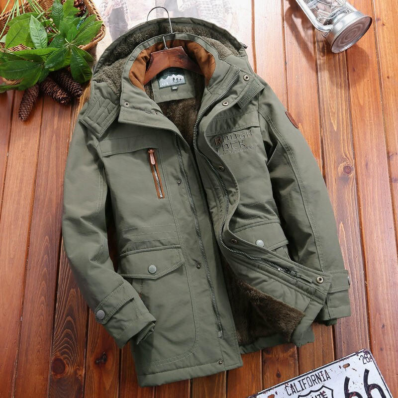Multi-pocket padded fleece jacket - Image 2